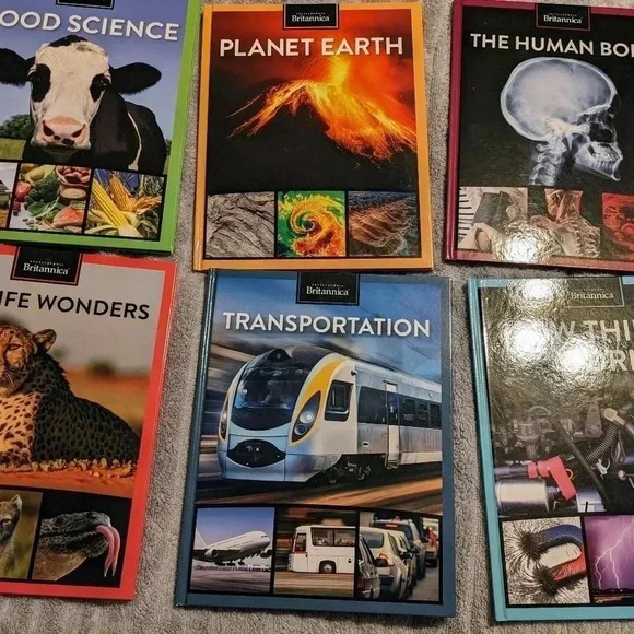 Encyclopedia Britannica How Things Work Planet Earth Transportation Set of 6 HC - Picture 3 of 12